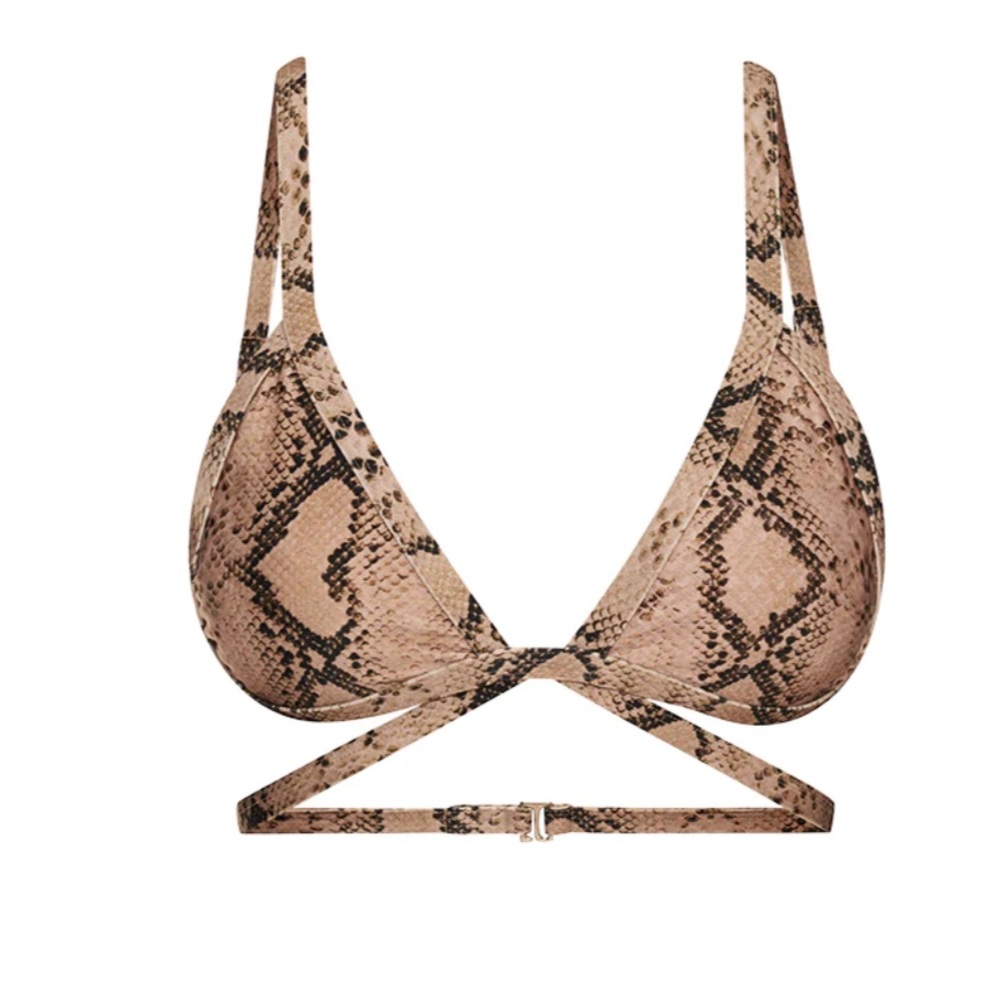 Monarch Reign Intrigue Bandage Garden Snake Bikini Top